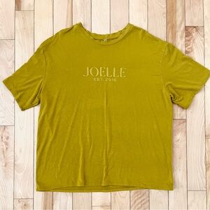 JOELLE « Laurenzo » Oversize Yellowish Green T-Shirt Size XL